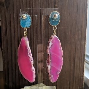 Geode Druzy Earrings